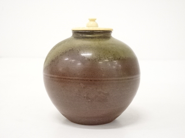 道具 ] - 道具 丹波焼 市野信水造 文琳茶入（共箱） □z | ネット